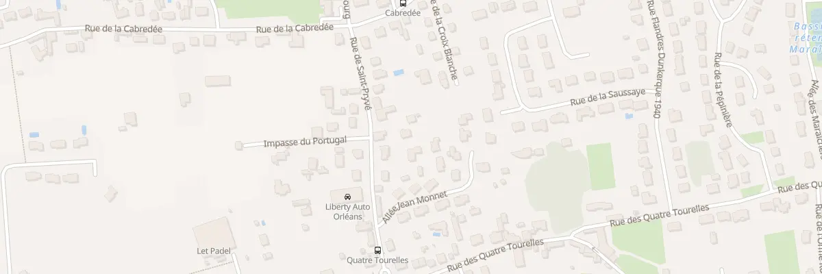 Plan du 13 Rue de Saint-Pryvé à Saint-Pryvé-Saint-Mesmin