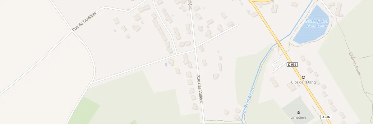 Plan du 20 Rue des Vallées à Sonchamp