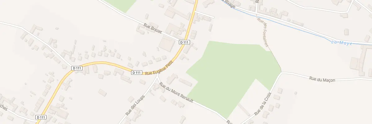 Plan du 13 Rue Eugène Petit à Crécy-en-Ponthieu