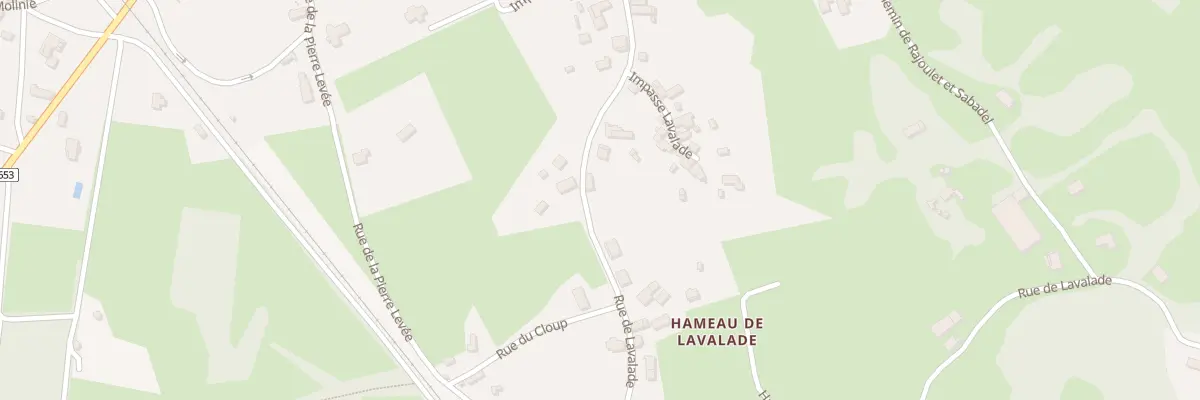 Plan du 5225 Lavalade à Assier