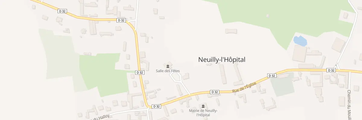 Plan du 1 Pl de la Mairie à Neuilly-l’Hôpital