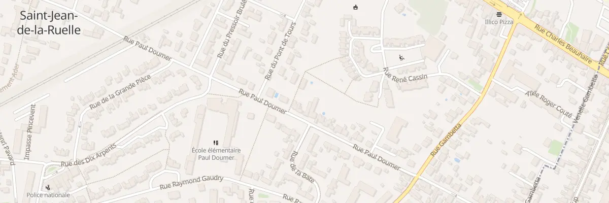 Plan du 58 Rue Paul Doumer à Saint-Jean-de-la-Ruelle