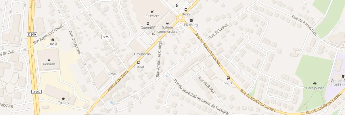 Plan du 22 Rue de Jouhet à Guéret