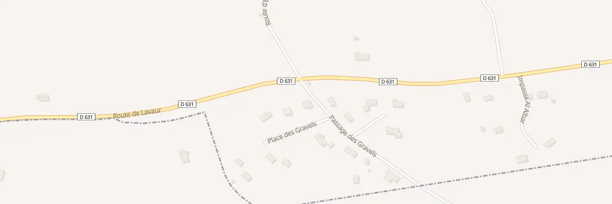 Plan du 1 Pl des Gravels à Puybegon