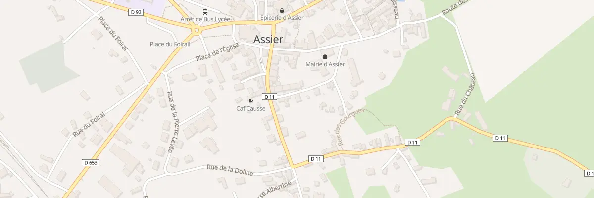 Plan du 127 Rue des Ecuries de Galiot à Assier