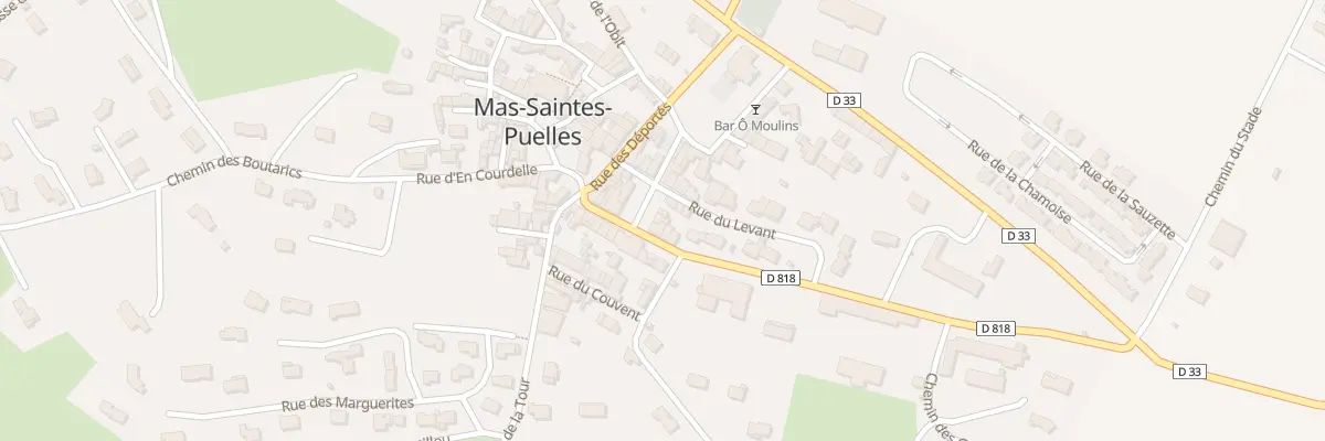 Plan du 30 Le Village à Mas-Saintes-Puelles