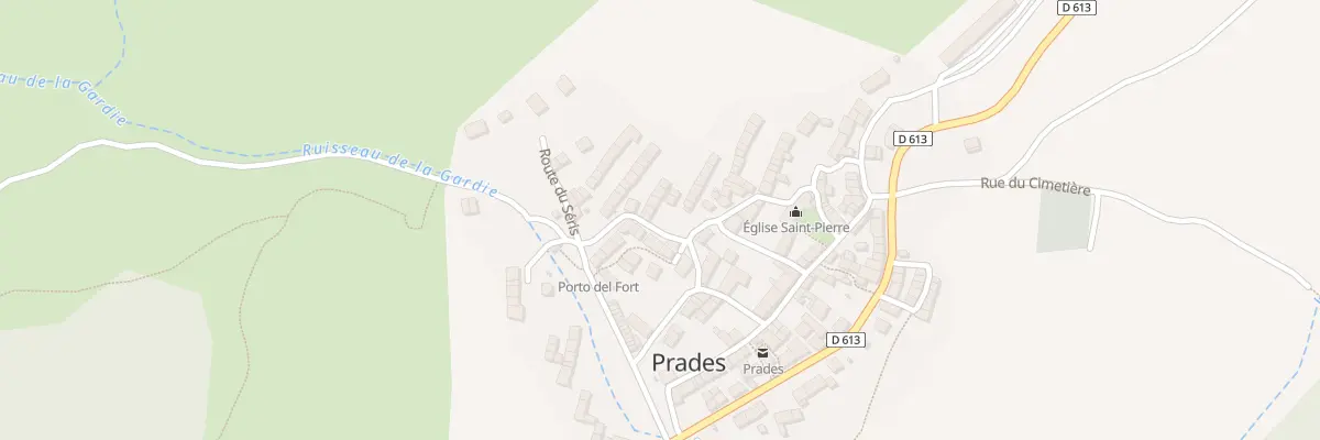 Plan du 10 Prades Village à Prades