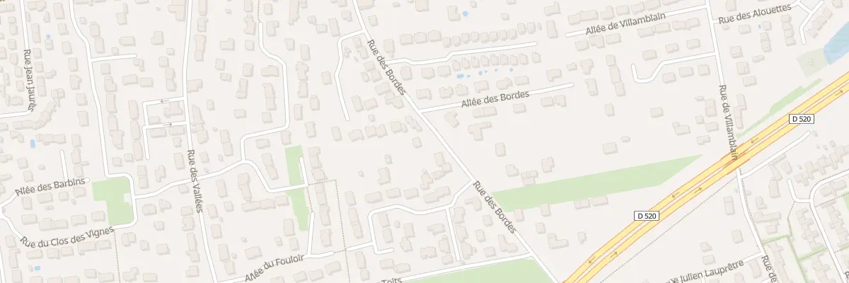 Plan du 957 Rue des Bordes à Saran