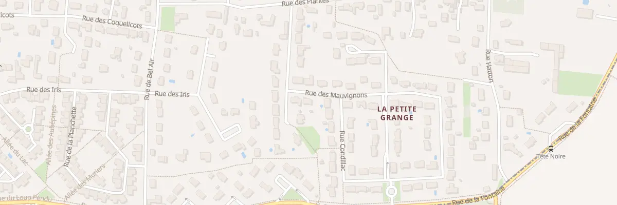 Plan du 24 Rue des Mauvignons à Saint-Pryvé-Saint-Mesmin