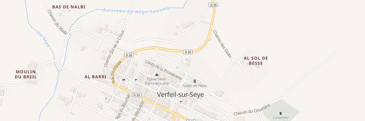 Plan du 5266 Pre Communal à Verfeil