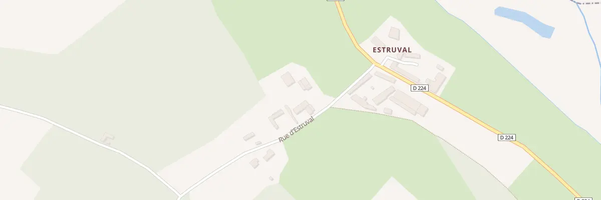Plan du 11 Rue d’Estruval à Ponches-Estruval