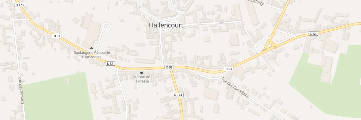 Plan du 28 Rue de la République à Hallencourt