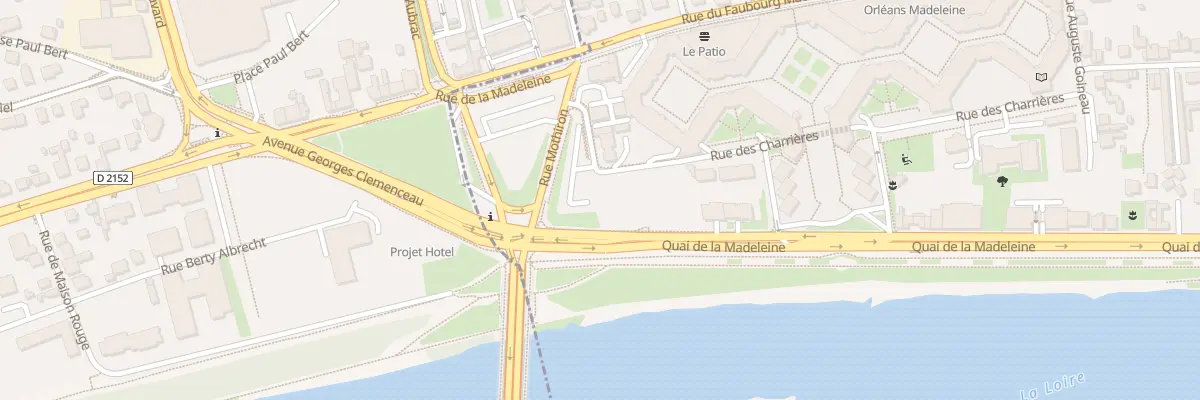 Plan du 80 Quai de la Madeleine à Orléans