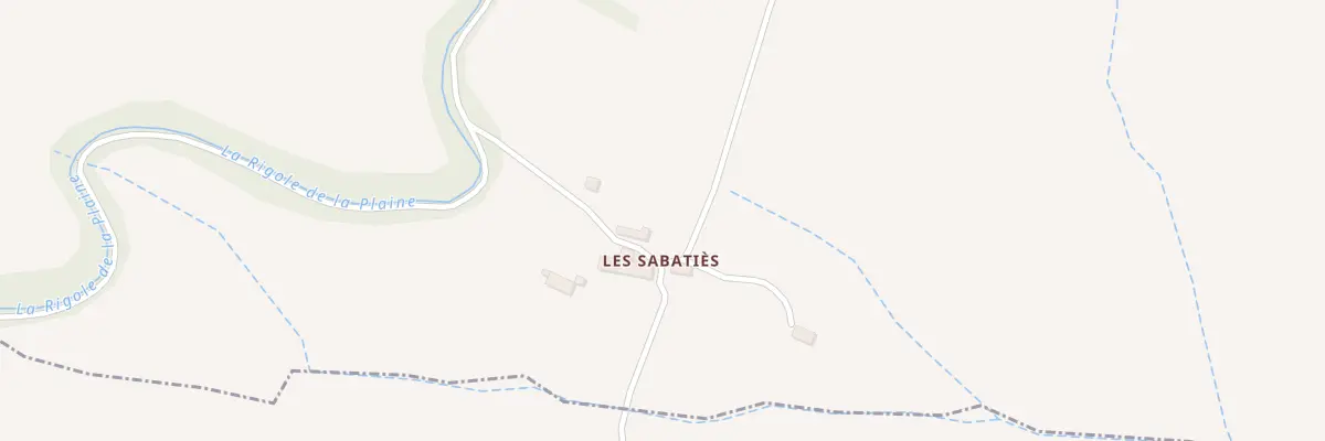 Plan du 72B Les Sabaties à Saint-Paulet