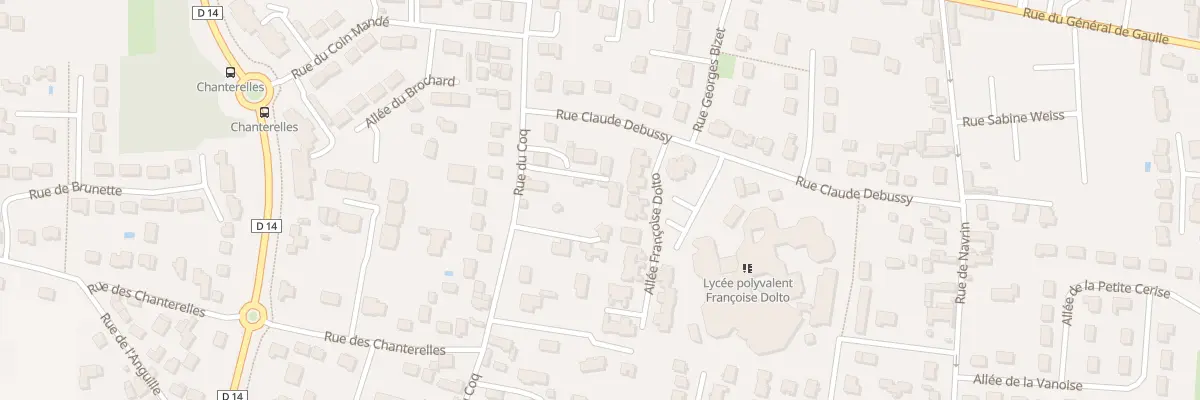 Plan du 185 Rue du Coq à Olivet