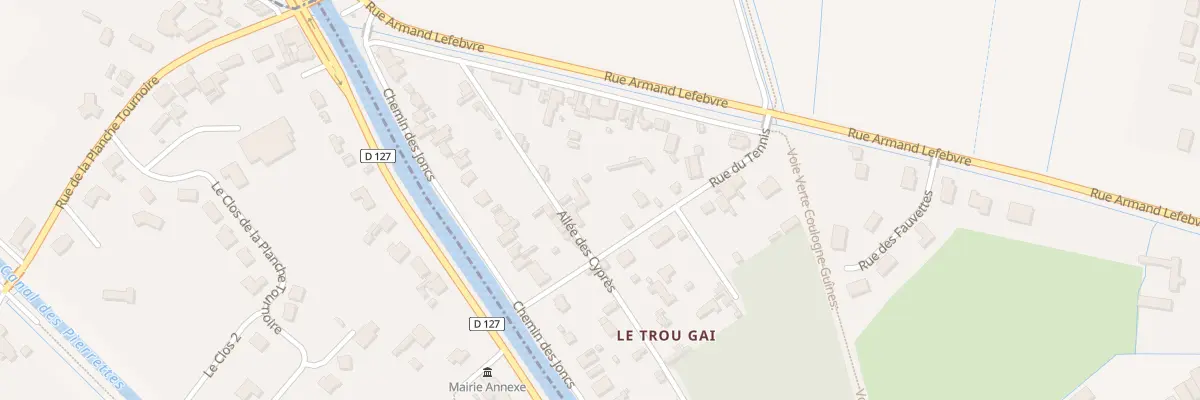 Plan du 126 Rue du Tennis à Coulogne