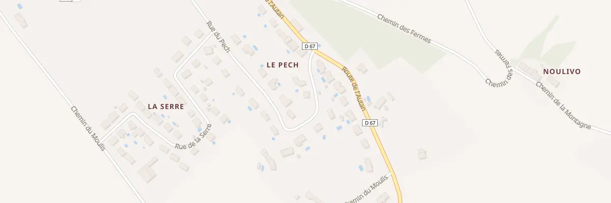 Plan du 20 Rue du Pech au Cabanial