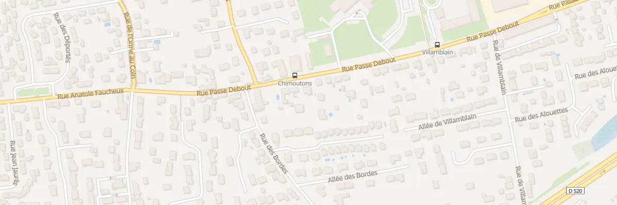 Plan du 1297 Rue Passe Debout à Saran