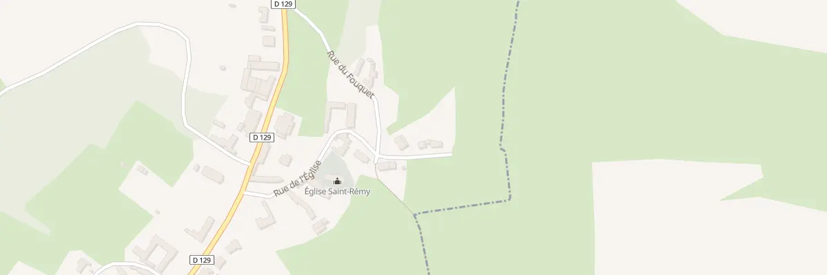 Plan du 6 Rue de l’Eglise à Saint-Rémy-au-Bois
