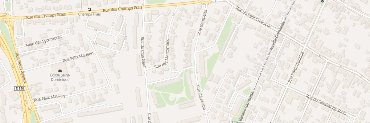 Plan du 85 Rue Gambetta à Saint-Jean-de-la-Ruelle