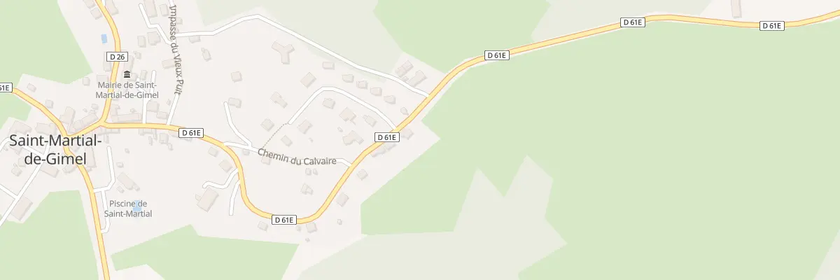 Plan du 5125 La Croix des Rameaux à Saint-Martial-de-Gimel