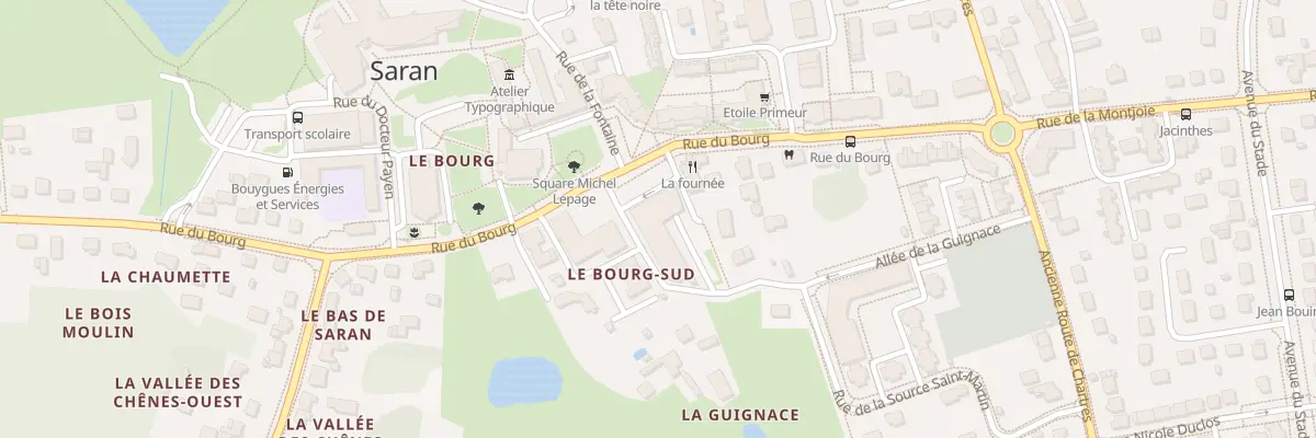 Plan du 285 Rue du Bourg à Saran