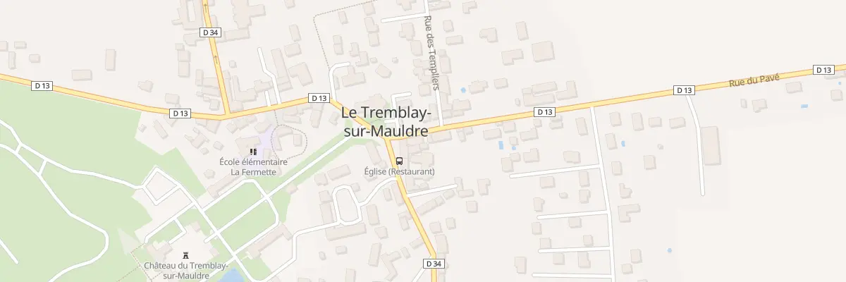 Plan du 38B Rue du Pavé au Tremblay-sur-Mauldre