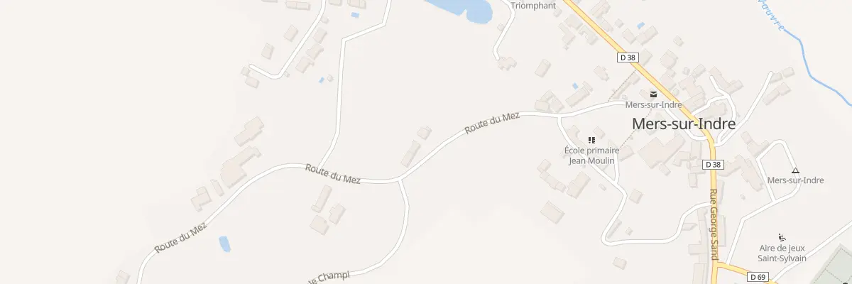 Plan du 15 Rte du Mez à Mers-sur-Indre