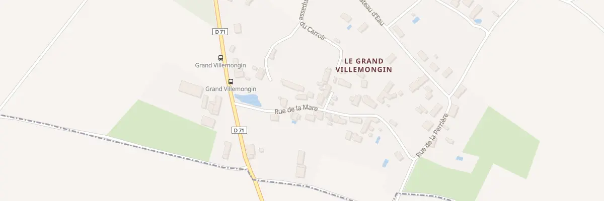 Plan du 9 Rue de la Mare à Mâron