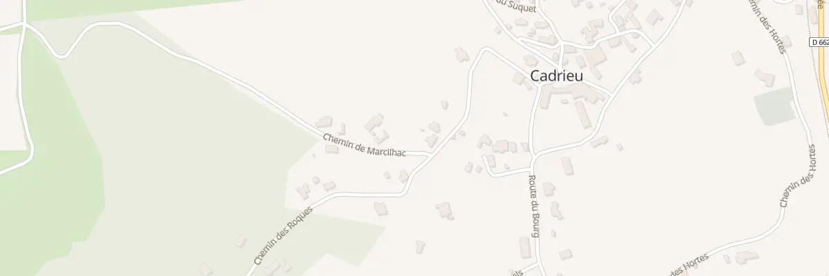 Plan du 8 Chem de Marcilhac à Cadrieu