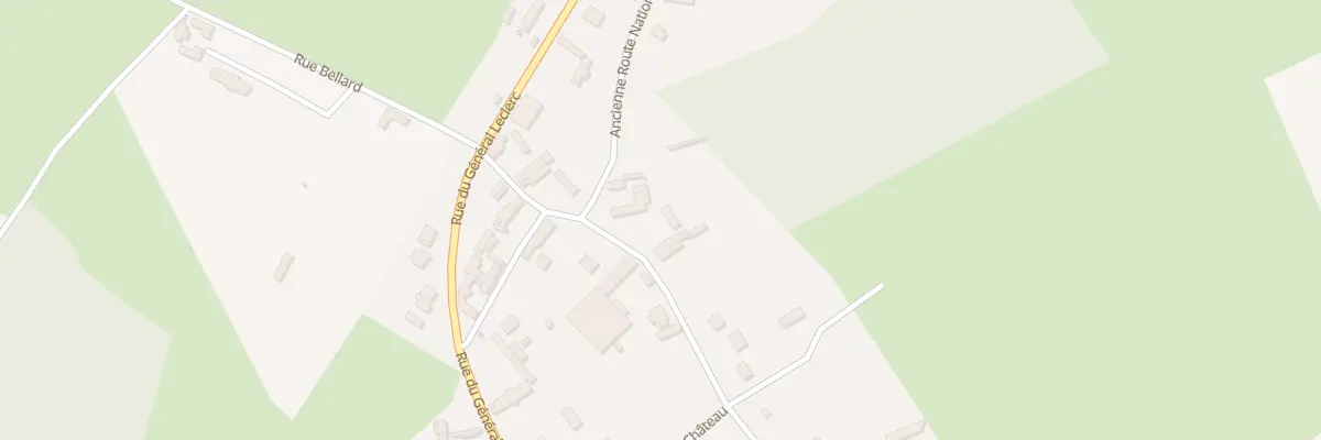 Plan du 8 Rue du Château à Canchy