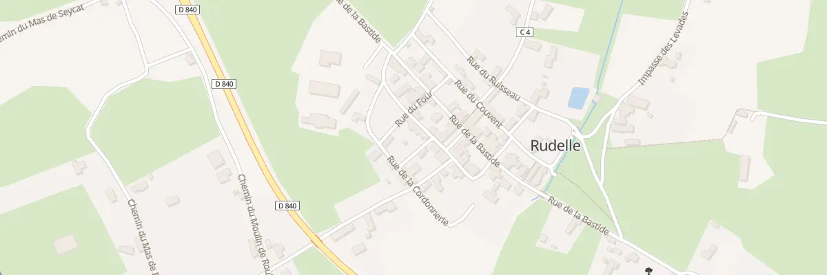 Plan du 5018 Le Bourg à Rudelle