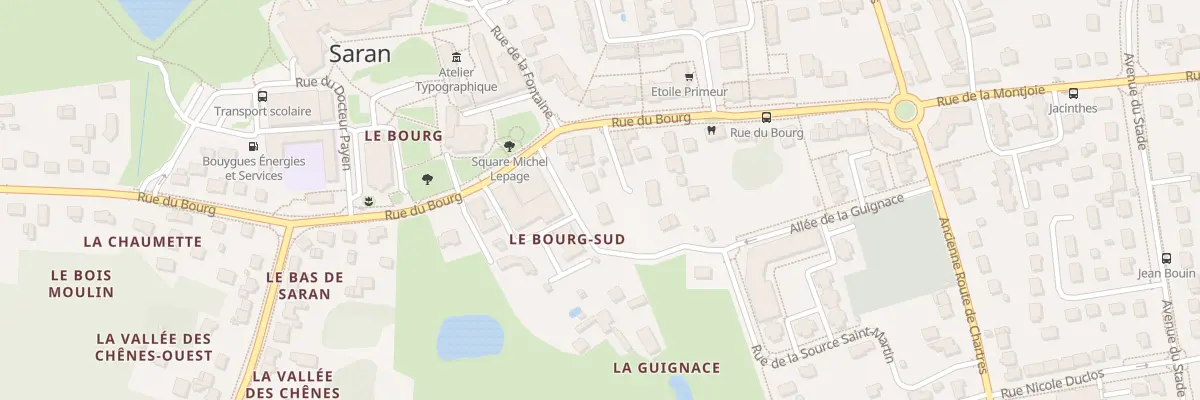 Plan du 291 Rue du Bourg à Saran