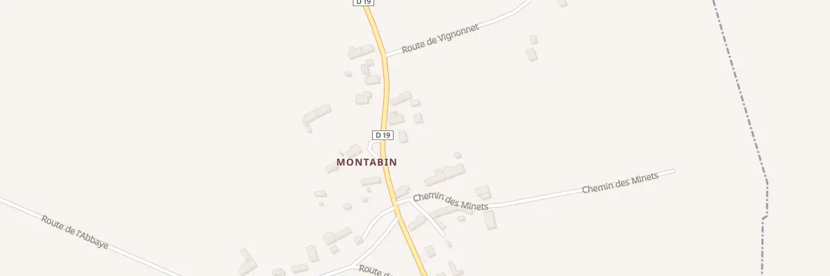 Plan du 5035 Montabin à Fougerolles