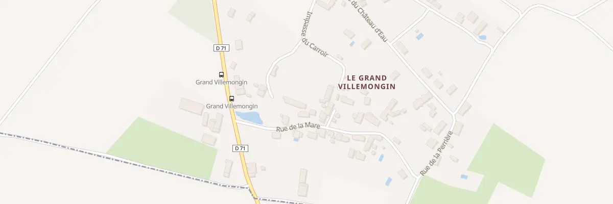 Plan du 7 Rue de la Mare à Mâron