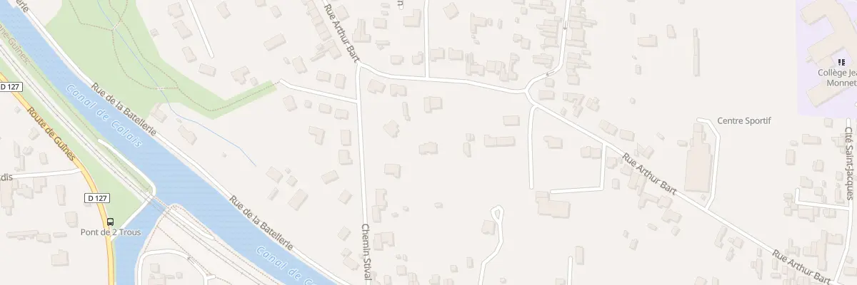 Plan du 68 Rue Arthur Bart à Coulogne