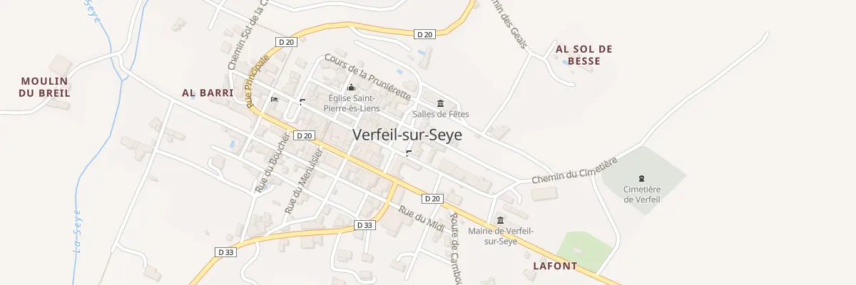 Plan du 5121 Verfeil à Verfeil