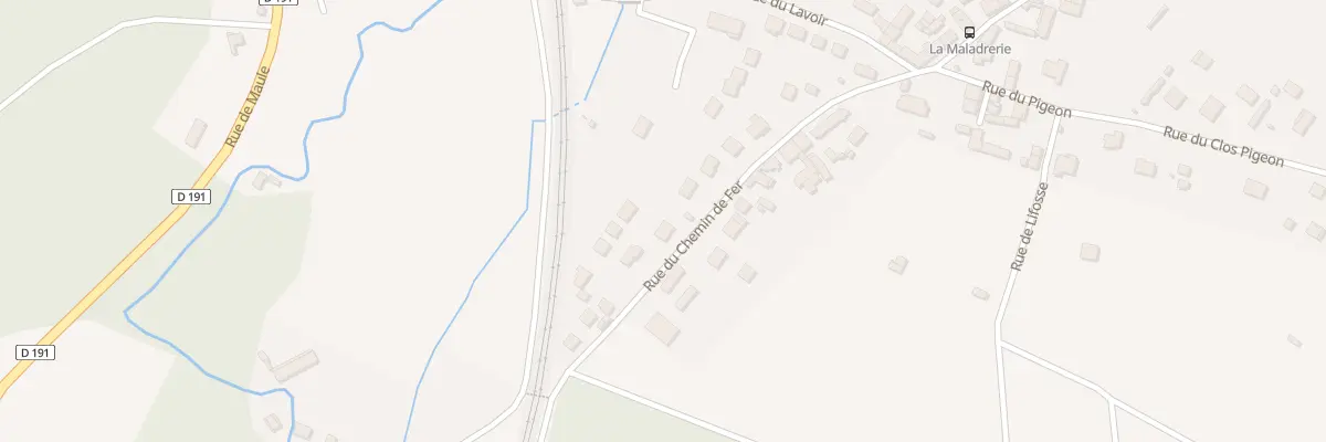 Plan du 12 Rue du Chemin de Fer à Beynes