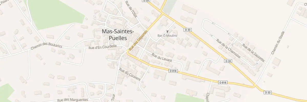 Plan du 16B Rue du Levant à Mas-Saintes-Puelles