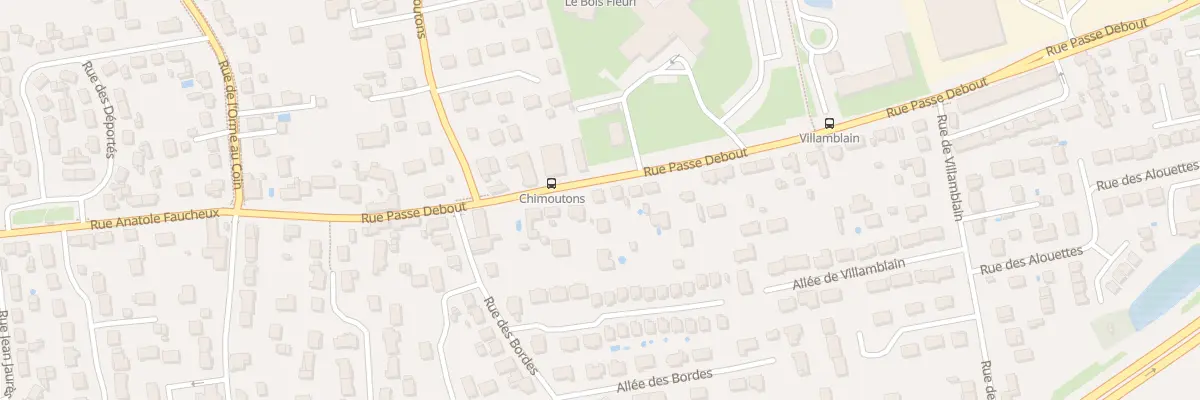 Plan du 1277 Rue Passe Debout à Saran