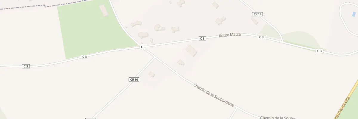Plan du 1 Rte Maule à Herbeville