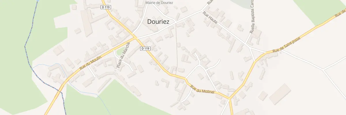 Plan du 6 Rue de Molinel à Douriez
