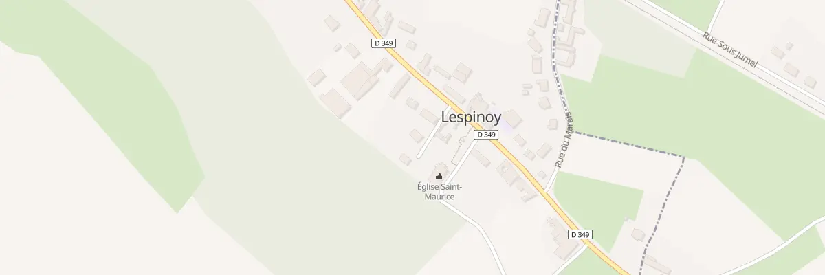 Plan du 1 Imp Communal à Lespinoy