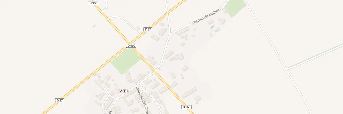 Plan du 5181 Voeu à Paudy