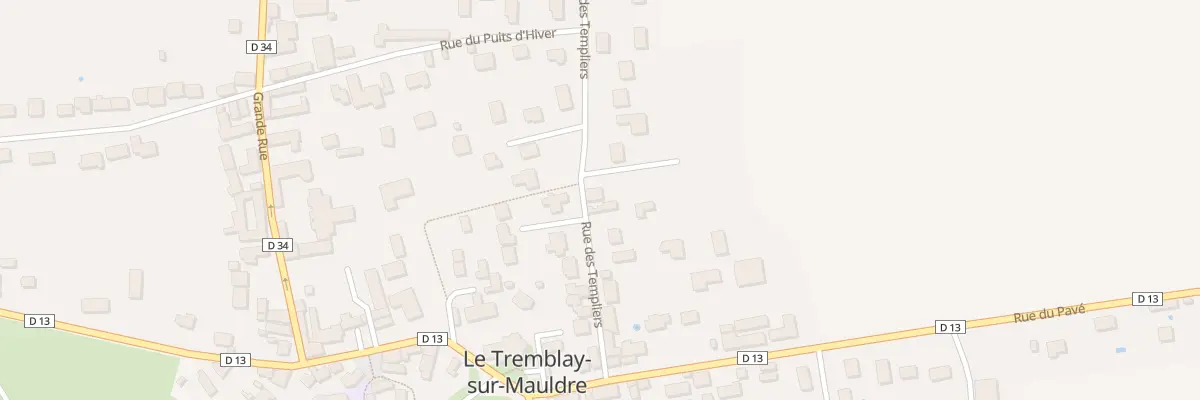 Plan du 14 Rue des Templiers au Tremblay-sur-Mauldre
