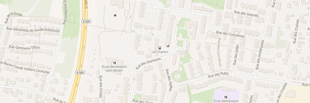 Plan du 90 Rue des Agates à Saint-Jean-de-la-Ruelle