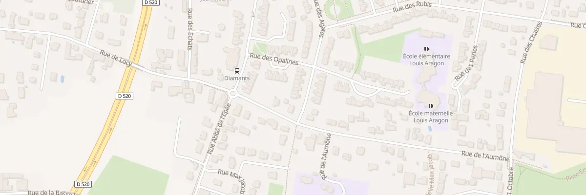 Plan du 134 Rue des Agates à Saint-Jean-de-la-Ruelle