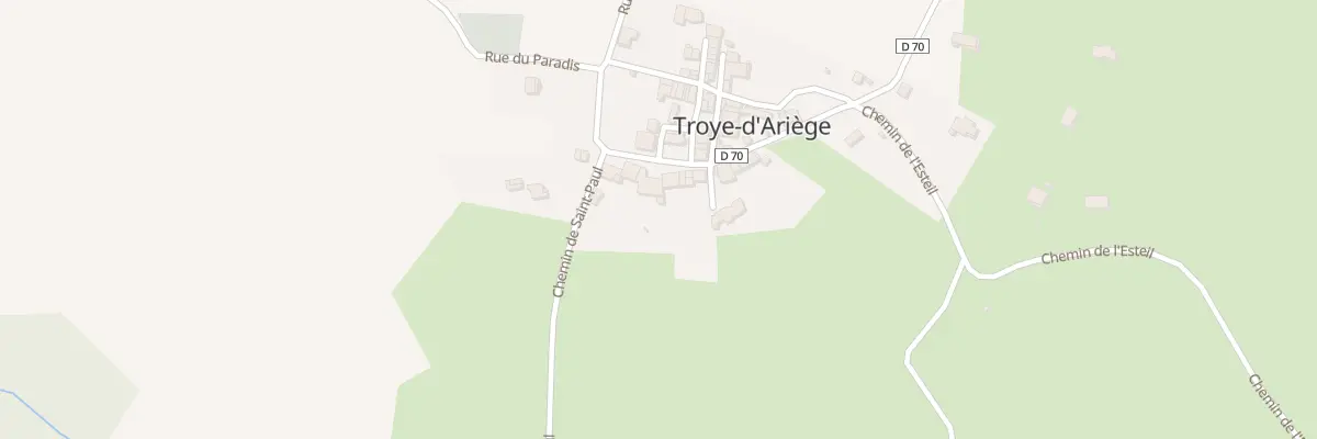 Plan du 20 Troye Village à Troye-d’Ariège
