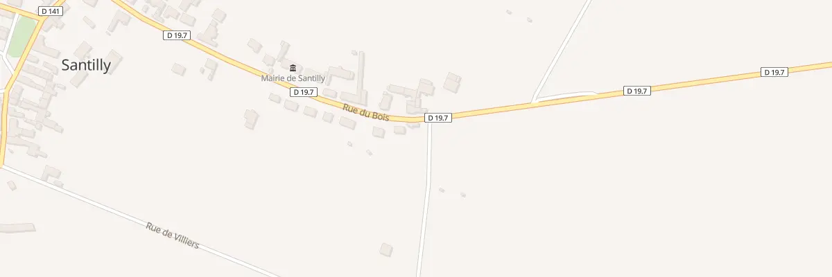 Plan du 34 Rue du Bois à Santilly