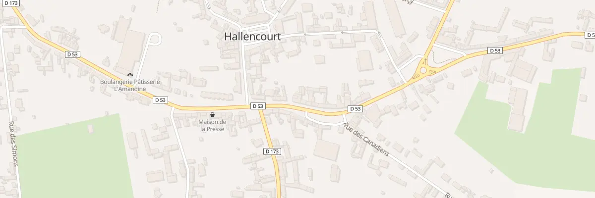 Plan du 22 Rue de la République à Hallencourt